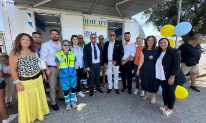 Inaugurato ambulatorio mobile della Croce Azzurra