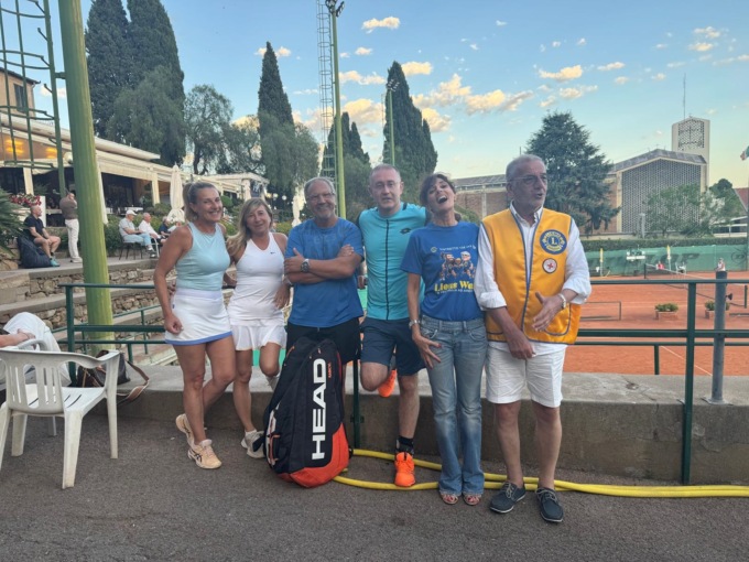 Gran finale del torneo Lions di tennis