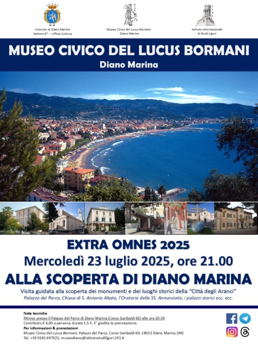 Diano Marina sotto le stelle: visita guidata notturna alla scoperta della città