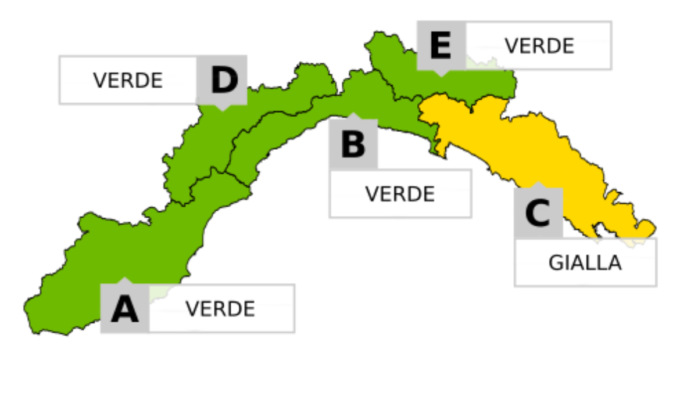 Allerta  per temporali  in Liguria, ma non ovunque