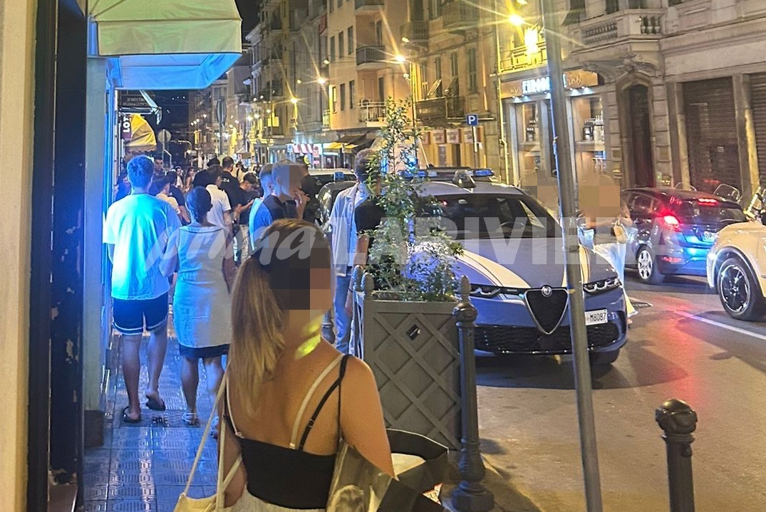 Polizia via Gioberti Sanremo rissa magrebini 1