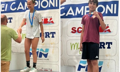 Doppio bronzo per Martina Cargnino Matolda e Daniele Ascheri alle Finali regionali esordienti di nuoto