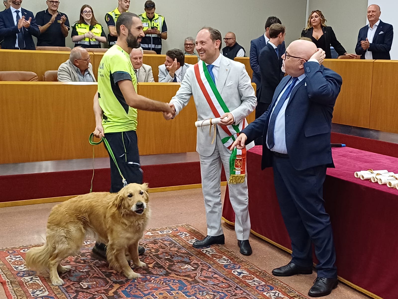cerimonia soccorritori allen bernard ganao bimbo scomparso latte ventimiglia comune 16 luglio 2025 _03