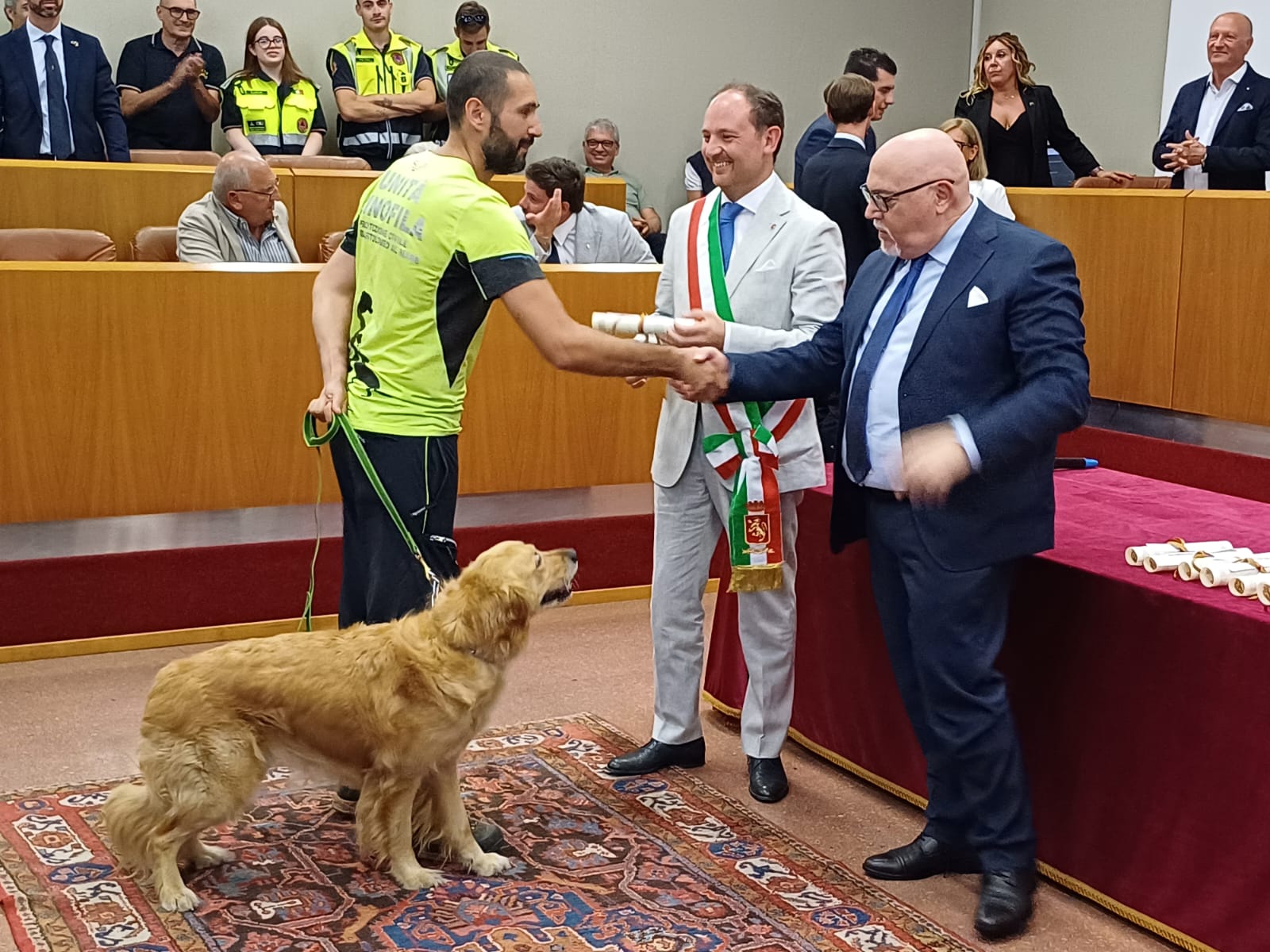 cerimonia soccorritori allen bernard ganao bimbo scomparso latte ventimiglia comune 16 luglio 2025 _04