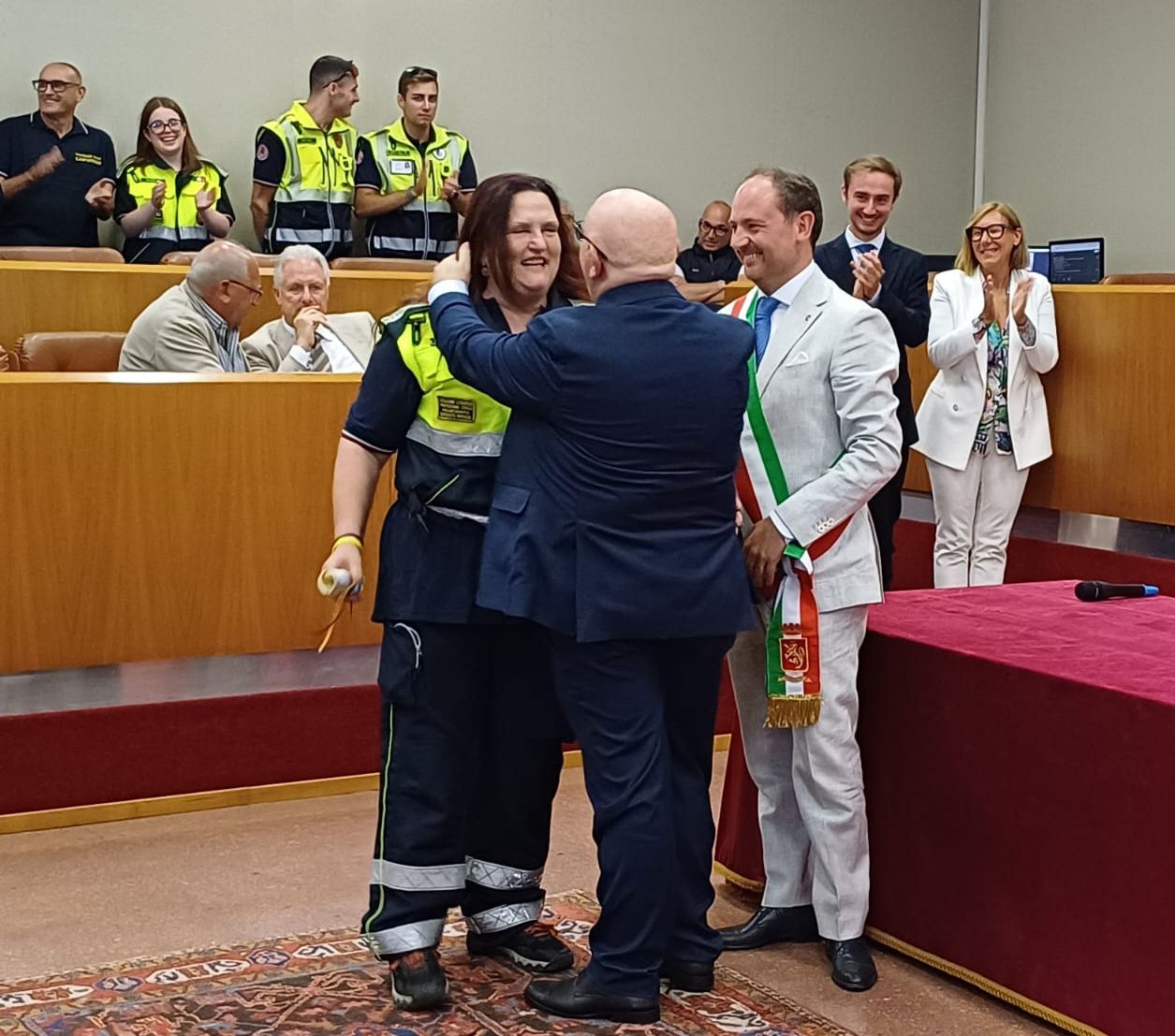 cerimonia soccorritori allen bernard ganao bimbo scomparso latte ventimiglia comune 16 luglio 2025 _07