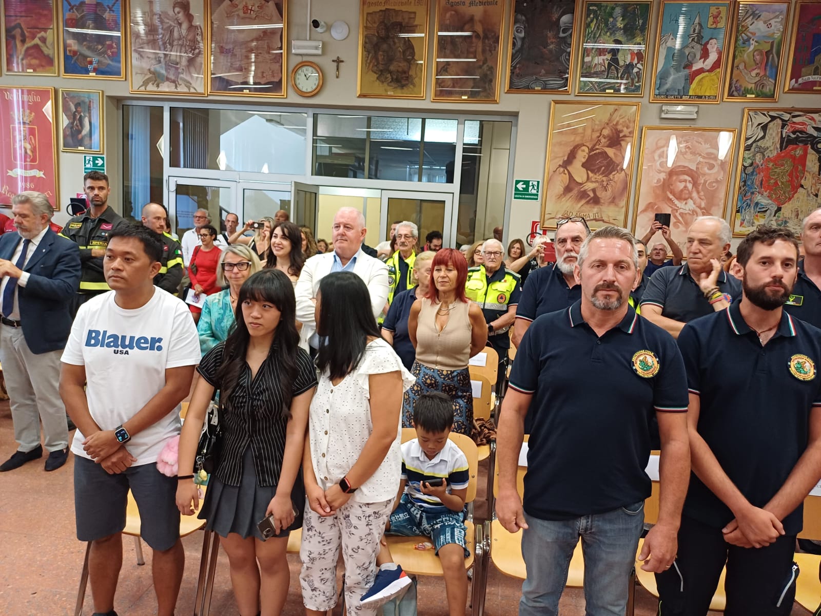 cerimonia soccorritori allen bernard ganao bimbo scomparso latte ventimiglia comune 16 luglio 2025 _08