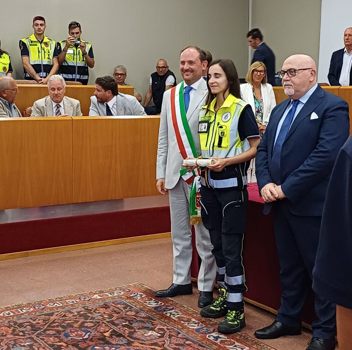 cerimonia soccorritori allen bernard ganao bimbo scomparso latte ventimiglia comune 16 luglio 2025 _09