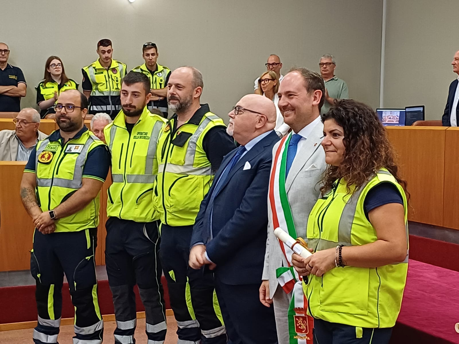 cerimonia soccorritori allen bernard ganao bimbo scomparso latte ventimiglia comune 16 luglio 2025 _11