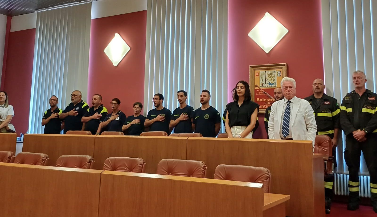 cerimonia soccorritori allen bernard ganao bimbo scomparso latte ventimiglia comune 16 luglio 2025 _12