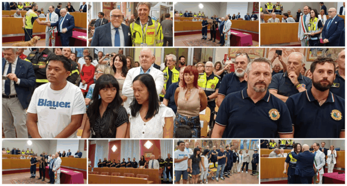 Premiati in Comune a Ventimiglia i volontari che hanno ritrovato il piccolo Allen