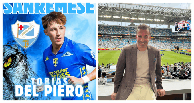 Il figlio di Alex Del Piero ingaggiato dalla Sanremese