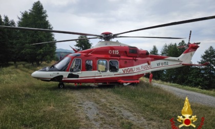 Donna di 50 anni al Santa Corona dopo essere finita col quad in una scarpata. Video