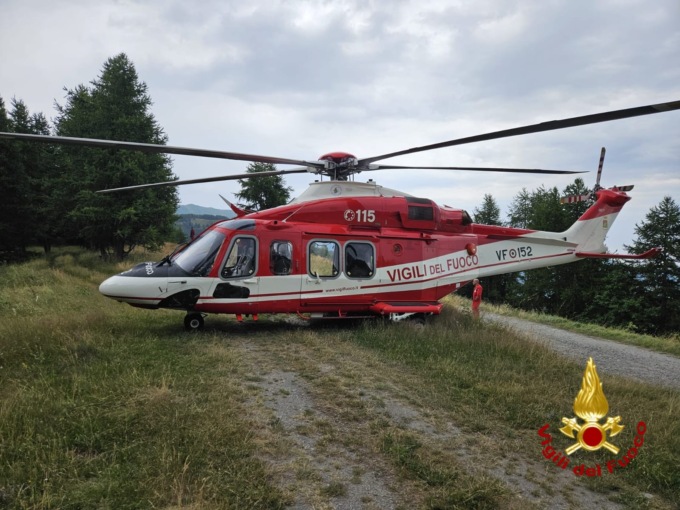 Donna di 50 anni al Santa Corona dopo essere finita col quad in una scarpata. Video