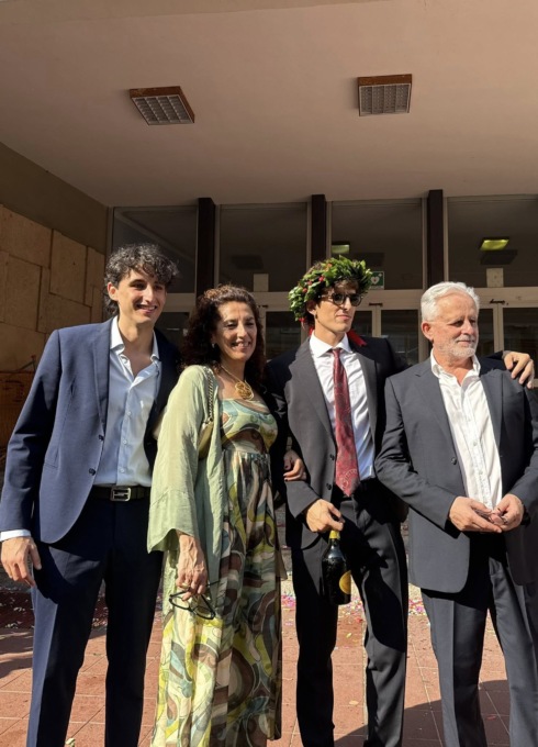 Un altro medico nella famiglia Verda: si è laureato Filippo