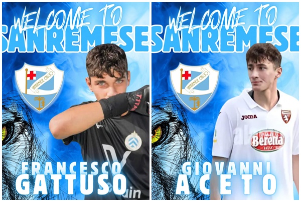 Dopo il cugino di Ringhio Gattuso (Francesco, portiere) altro acquisto Sanremese: Giovanni Aceto
