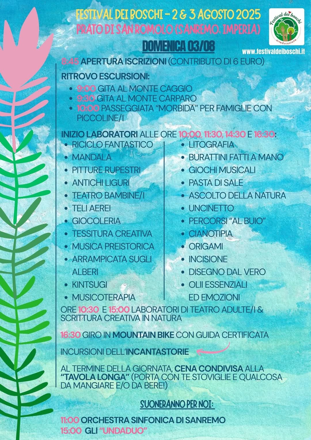 locandina festival boschi domenica 4