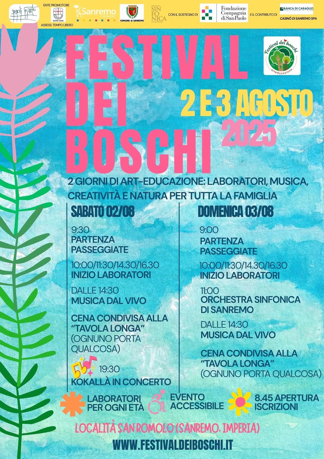 locandina festival boschi