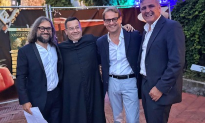 L'assessore Marco Scajola alla serata conclusiva concorso Rovere d’oro