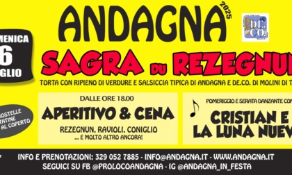 Domenica la Sagra du Rezegnun a Andagna