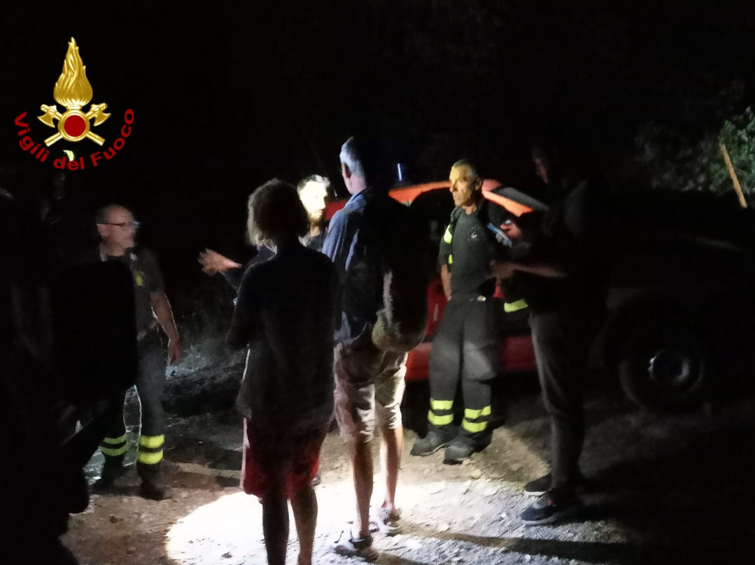 vigili del fuoco ricerche scomparso coppia dispersa dispersi notturna rocchetta nervina
