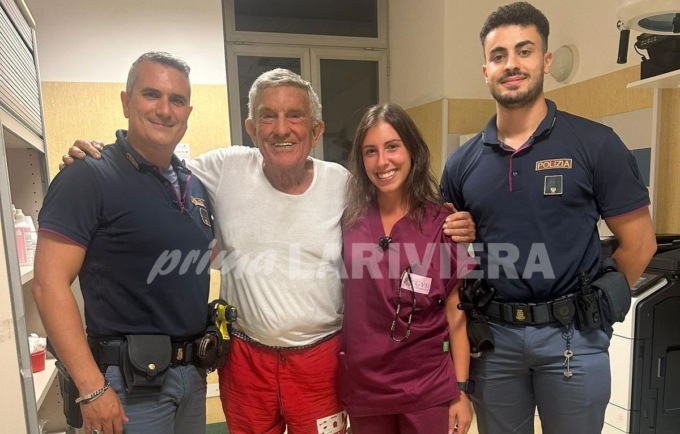 Trovato dalla polizia a Ventimiglia l’uomo scomparso da Sanremo