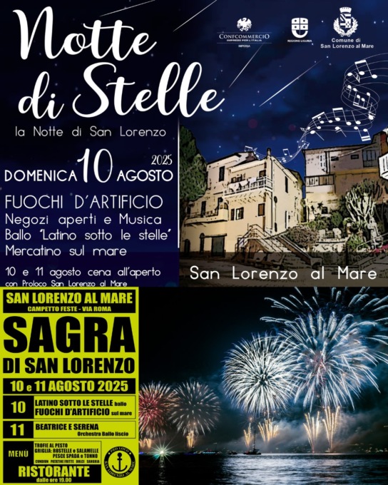 San Lorenzo si prepara a festeggiare la “notte delle stelle”