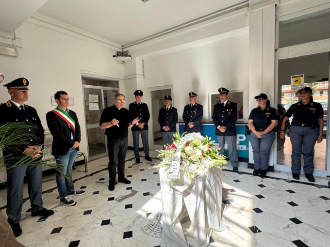 Commemorazione del Sovrintendente Diego Turra morto in servizio a Ventimiglia