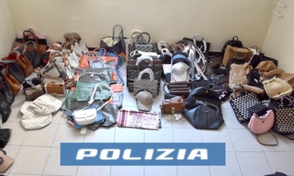 La polizia sequestra circa 400 borse ed accessori contraffatti al mercato storico di Ventimiglia