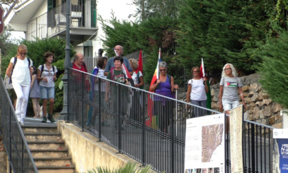 Il sindaco Lina Cha ha accolto i partecipanti della Local March for Gaza
