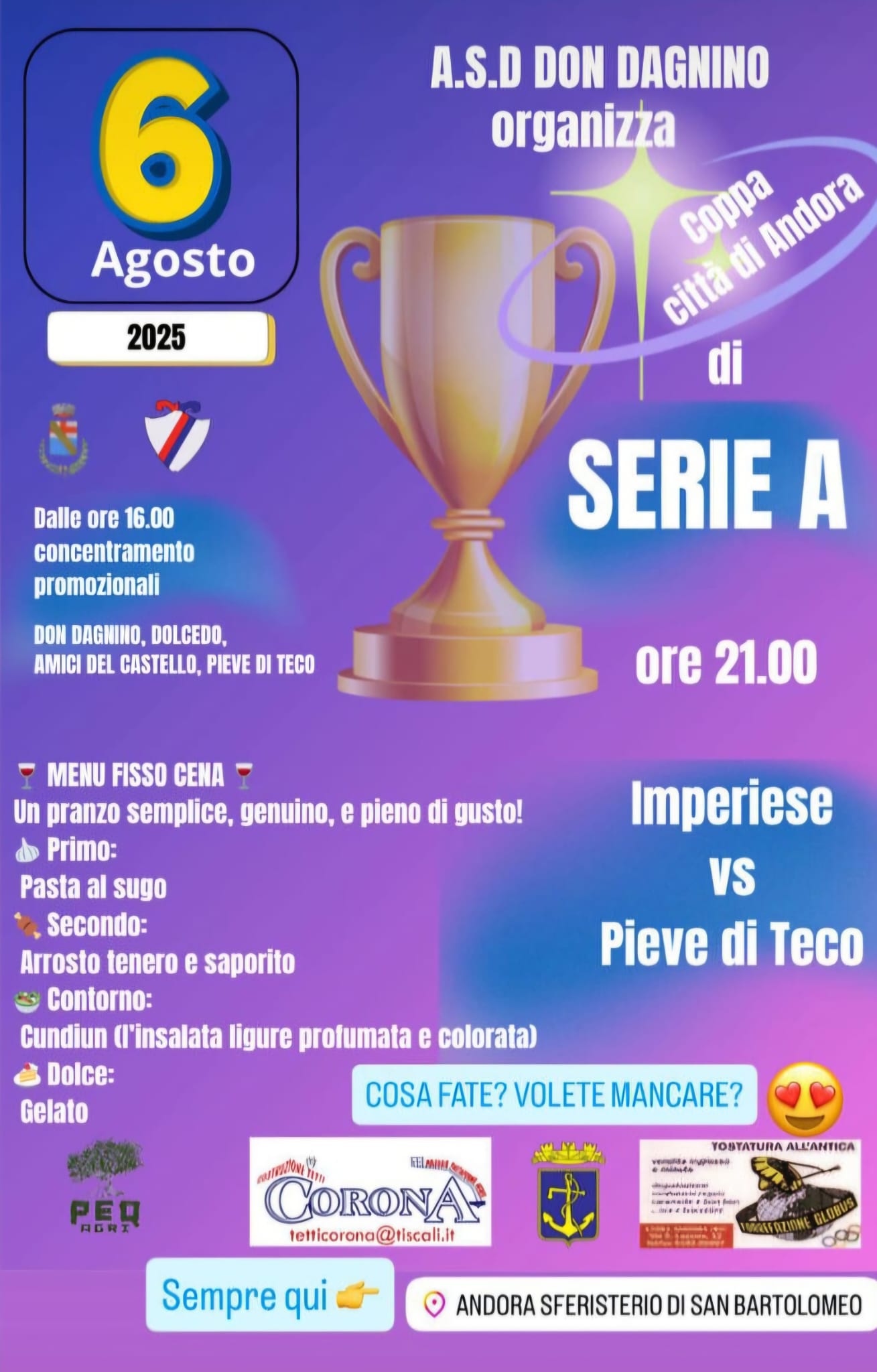 Coppa città di andora