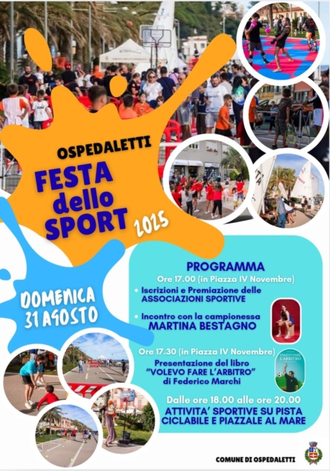 Tanti eventi a Ospedaletti per l’ultimo weekend di agosto