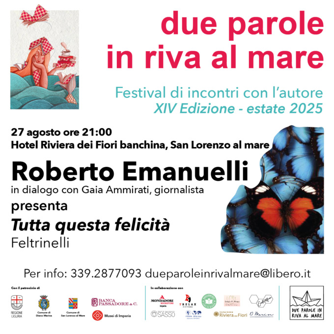 “Due Parole in Riva al Mare” con Roberto Emanuelli