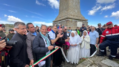 Monte Saccarello, inaugurato il belvedere Tommaso Reggio