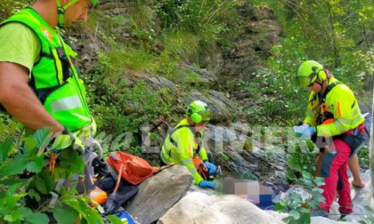 Ciclista caduto in un dirupo a Molini portato in elicottero al Santa Corona. I particolari