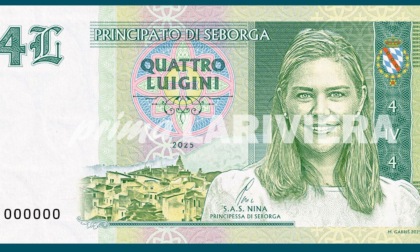 Seborga ha una nuova banconota da 4 luigini che celebra la principessa Nina