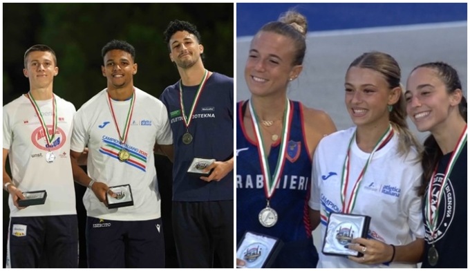Non solo l’oro di Oliveri, a Caorle conquistano argento e bronzo gli imperiesi Oliver Mulas e Chiara Smeraldo