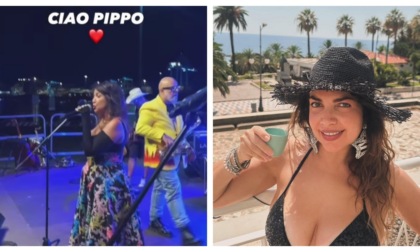 Cristina D'Avena: "Dedico questo concerto a un uomo incredibile, Pippo Baudo"