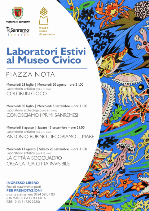 Questa sera un nuovo laboratorio per i bambini in piazza Nota
