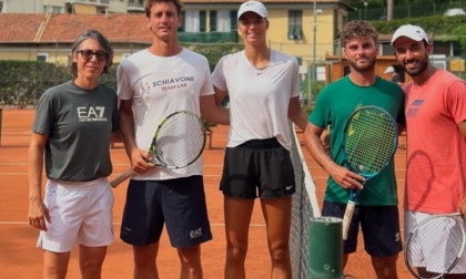 L’ex campionessa del Roland Garros Francesca Schiavone al Tennis Sanremo