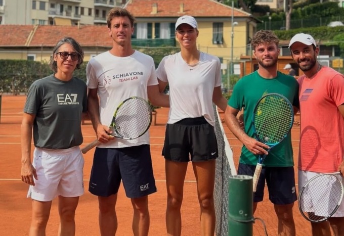 L’ex campionessa del Roland Garros Francesca Schiavone al Tennis Sanremo