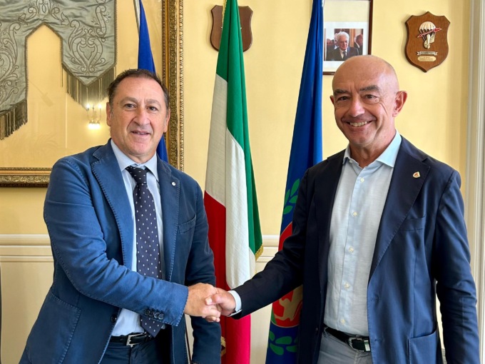 Il Prefetto Giaccari incontro il sindaco di Sanremo Mager