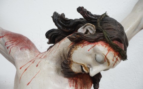 Al Monte Calvario la presentazione di un crocifisso di Giovanni Maragliano