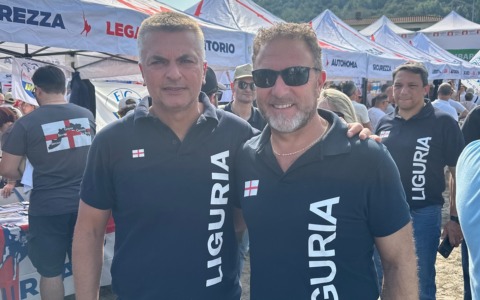 L'”onda ligure” a Pontida, da Alessandro Piana a Edoardo Rixi. Le foto