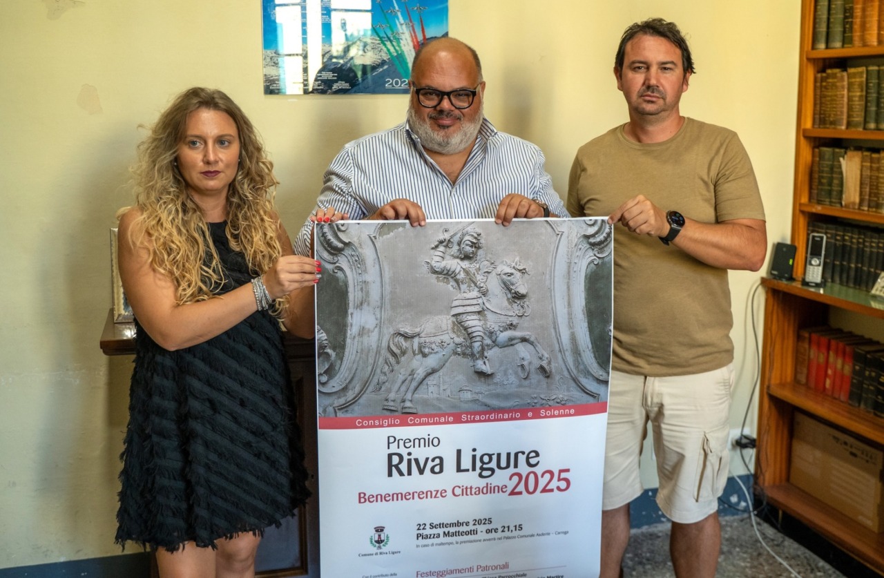 Alla Protezione Civile la cittadinanza onoraria di Riva Ligure