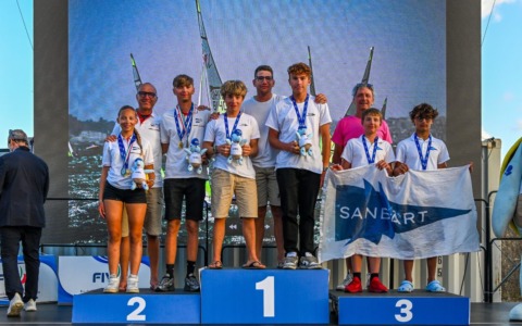 Medaglia di bronzo per il Sanbàrt al Campionato Italiano RS Feva 2025