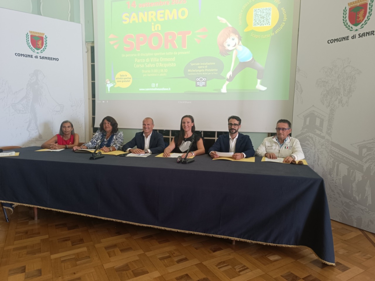 Conto alla rovescia per “Sanremo in Sport” con il Maestro Pistoletto