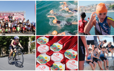 Ottanta giovani triatleti al Challenge Sanremo