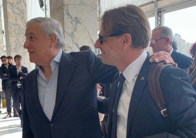Marco Scajola: “Solidarietà a Tajani per gli insulti ricevuti dai giovani del Pd”