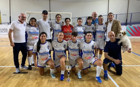 Il football sala femminile Pro Seborga ha vinto lo Scudetto FIFS 2025