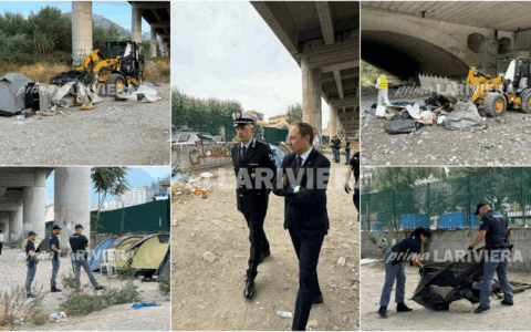 Ruspe in azione al campo Roya: portati in caserma 35 stranieri
